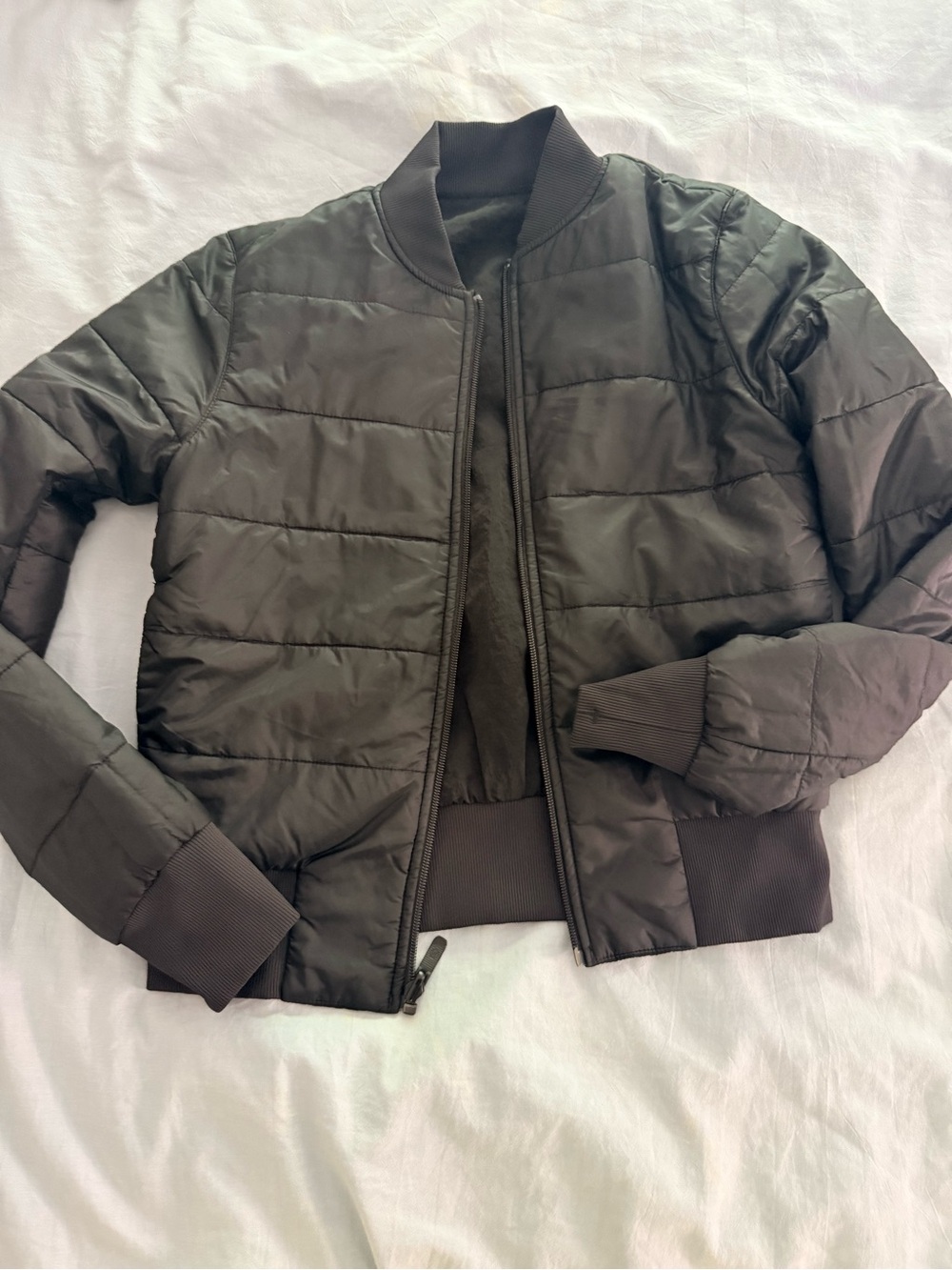 lululemon Women's Quilted Bomber Jacket - black